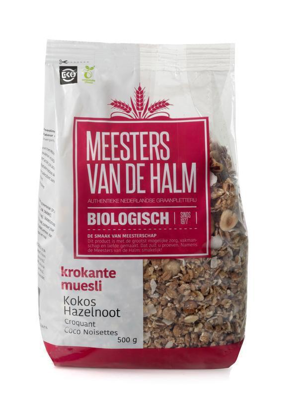 De Halm Muesli Krokant Kokos Hazelnoot