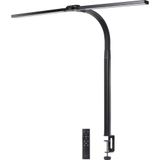 Sygonix SY-6735644 LED-bureaulamp met klemvoet LED LED 24 W Energielabel: F (A - G) Zwart