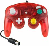 Teknogame Grand Prix Red Wired Controller for GameCube and Wii