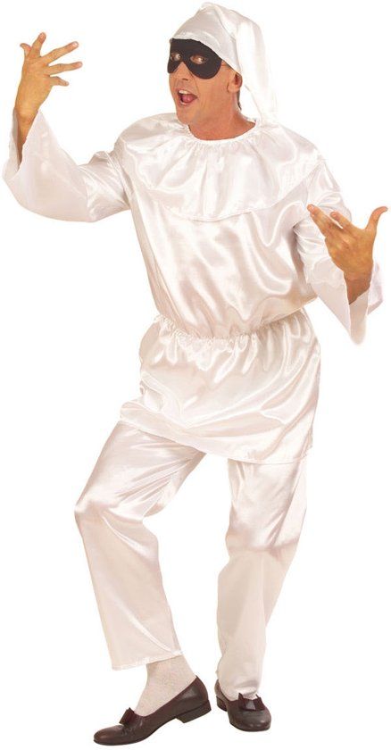 Vegaoo Pulcinella kostuum voor volwassenen - Medium