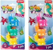 Toi-Toys Funny Poo Knijptoiletten met Glitter Drol - 3st.