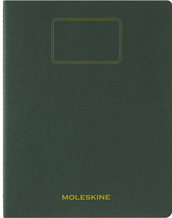 Moleskine Schrift Student XXL - Zachte kraft - Gelinieerd - Mirte Groen