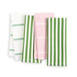 Kate Spade New York Botanische Streep Keukenhanddoeken 4-Pack Set