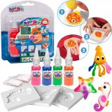 Aqua Gelz Tropisch Startset: 4 Kleuren Gel, 3 Vormen, 3D Figuren Maken