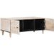 DESIGN IN Icecat Table Basse Blanc 100 X 54 X 40 Cm Bois De Mangue Massif