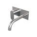 Brauer Brushed Edition Robinet de lavabo encastrable avec bec incurvé et plaque de recouvrement Modèle C2 Inox brossé PVD