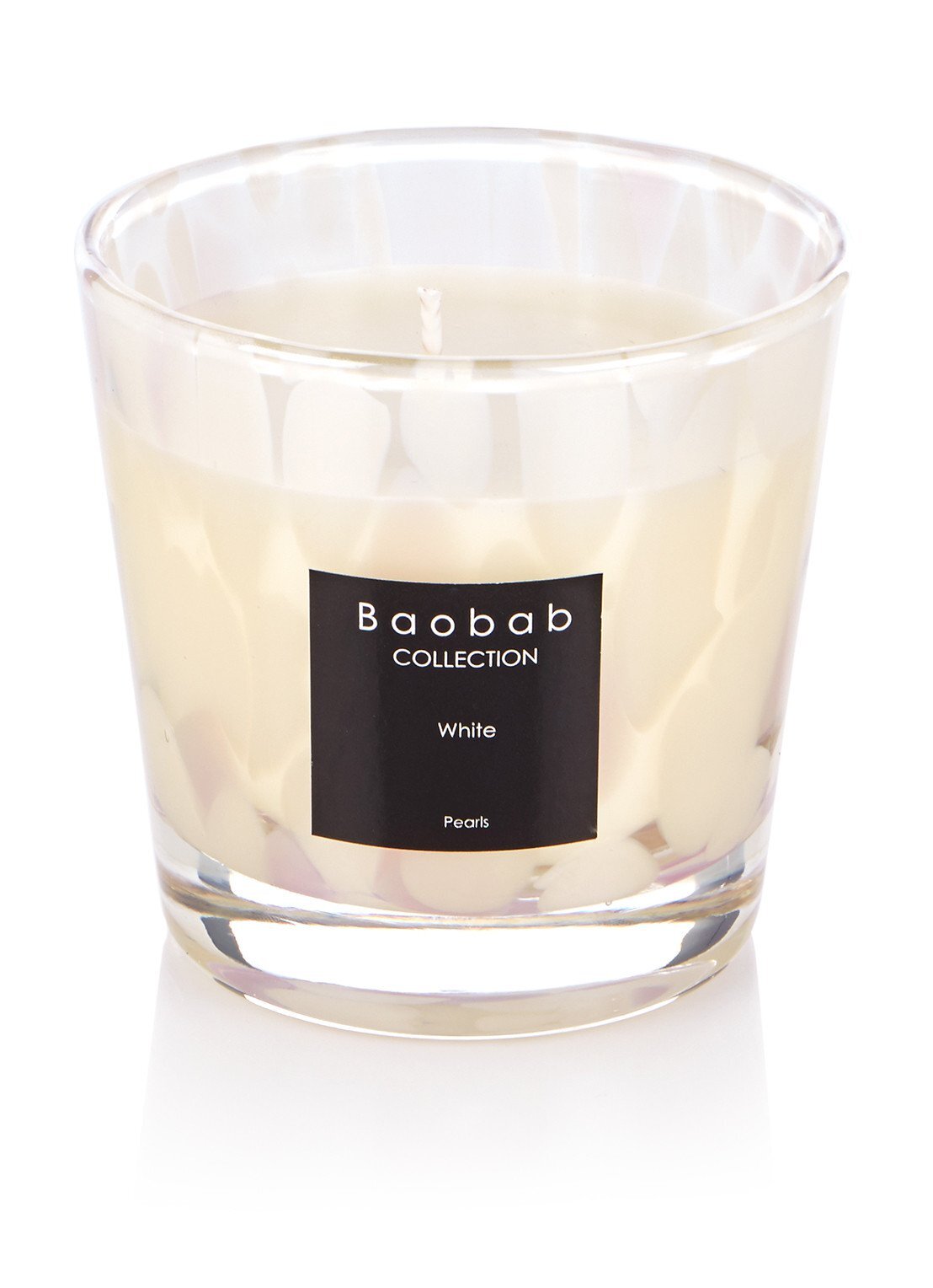 Baobab Collection White Pearls geurkaars