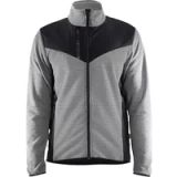 Blåkläder Blaklader 5942-2536 Gebreid vest met softshell - Grijs mêlee/Zwart - 4XL