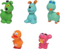 Flamingo HS Romma latex dieren 5,3 x 4,3 x 9,9 cm assortiment display