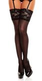 Glamory Luxury jarretel kousen 20 den maat 40/42 zwart