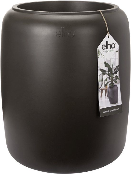 Elho Pure Beads 40 - Plantenbak - Ø 39.2 x H 47.6 cm - Bruin