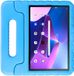 HappyCase Kinder Tablethoes Geschikt voor Lenovo Tab M10 Plus/FHD Plus | Kindvriendelijke Hoes | Beschemhoes | Kinderhoes | met Handvat en Standaard | Blauw