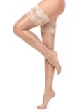 Glamory Stay-up kousen 20 den maat 44/46 champagne