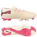 PUMA Future 9 Ultimate Low Cut FG The Arrival - Amande sucrée/Blanc/Ultra Red/Noir - Herbe naturelle (FG), pointure 44