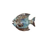 Madam Stoltz muurdecoratie vis -S- (15x12 cm)