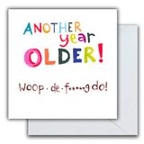Papieren Paper Salad wenskaart, motief salade