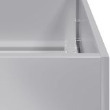 VidaXL Plantenbak Gegalvaniseerd staal 200x40x80 cm