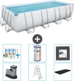 Bestway Power Steel Bestway Rechthoekig Power Steel Zwembad - 549 x 274 x 122 - Grijs