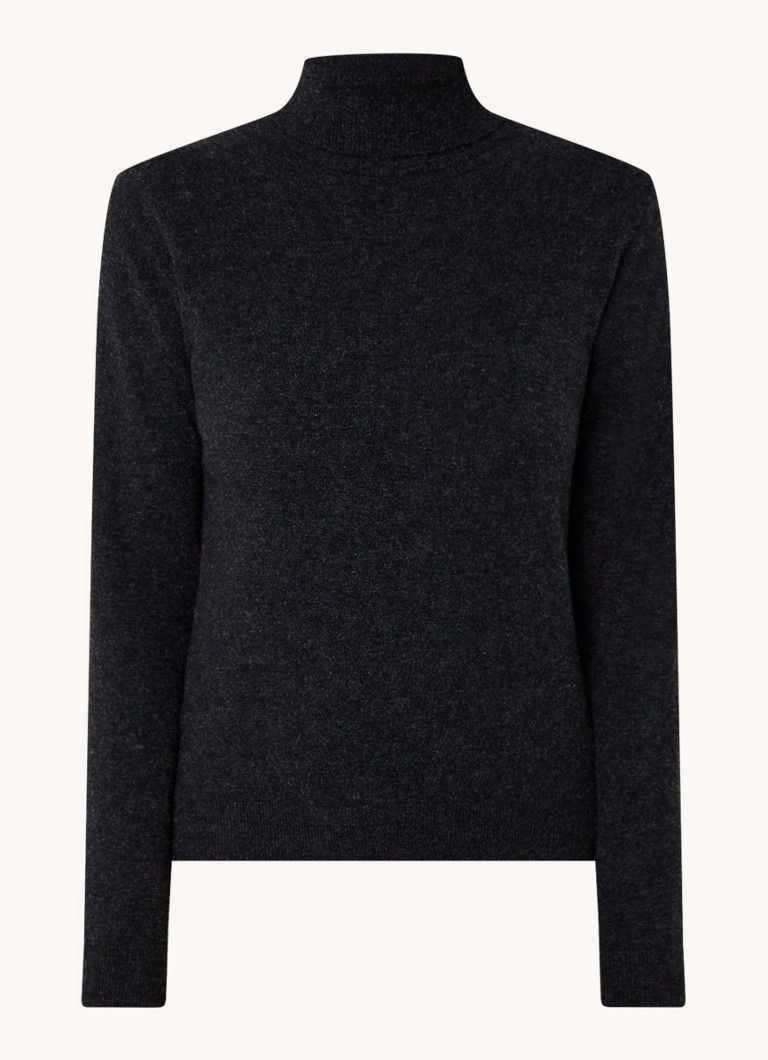 Benetton Fijngebreide coltrui van merino wol