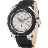 Timberland Zwarte Leren Horloge Met Datumfunctie 45MM