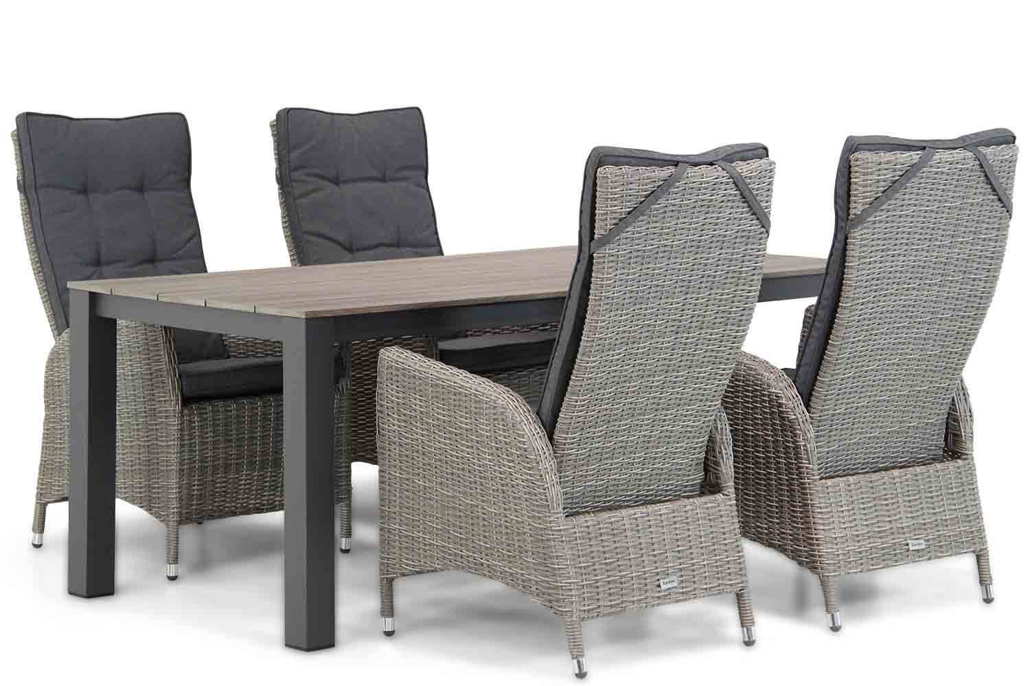 Garden Collections Lincoln/Valley 180 cm dining tuinset 5-delig - 7423600627614