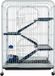 TYROL – 64x44x93 cm – Knaagdierkooi – Wit – 3 plateaus