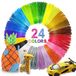 3D-stiftsysteem Filament PLA, 24 couleurs, 1,75 mm, 72 mètres