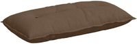 vidaXL Rugkussen Bruin Stof 100 x 19 x 50 cm