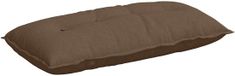 vidaXL Rugkussen Bruin Stof 100 x 19 x 50 cm