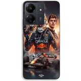 Maniacase Hoesje voor Xiaomi Redmi 13C 4G Max Verstappen F1 kunst wallpaper