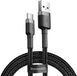 Baseus Geweven Nylon USB naar USB-C Snellaadkabel 1M Grijs