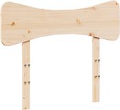vidaXL Hoofdbord - 75 cm - massief grenenhout
