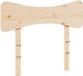 vidaXL Hoofdbord - 75 cm - massief grenenhout