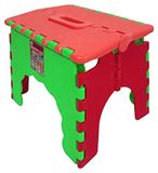 PAMEX - Kinderstoel, antislip, met klapsysteem, draaggreep, rood