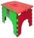 PAMEX - Kinderstoel, antislip, met klapsysteem, draaggreep, rood
