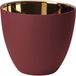 ASA Selection windlicht framboos-goud, theelichthouder, porselein, rood, 6,5 cm