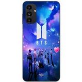 Samsung Galaxy A13 5G Hoesje met BTS-groepssymbool en Army-logo