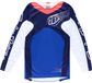 Troy Lee Designs GP Pro Frames Motocross-trui - Donkerblauw/wit - Maat L