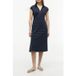 Tommy Hilfiger Henley Lyocell Manches Courtes Nuit Sombre Marine/blanc Taille : M