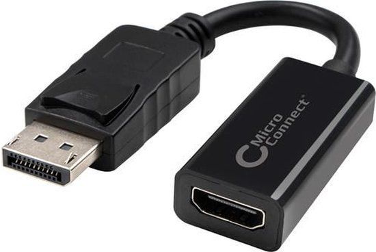 Microconnect DPHDMI2 video kabel adapter 0,05 m DisplayPort HDMI Zwart