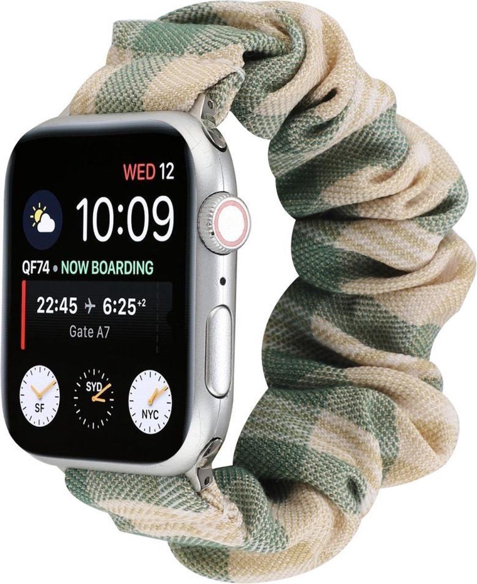 By Qubix Qubix Compatible Apple Watch Band - Khaki / Green - 38/40/41mm