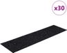 vidaXL Trapmatten Zelfklevend Zwart Rechthoekig 30 stuks 76x20 cm