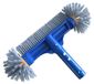 Piscine 33 cm Brosse de piscine avec poils courbés pour un nettoyage efficace