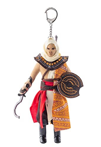 Assassin's Creed FragStore Assassins Creed Keychain - Bayek of Siwa Plush Action Figure 21cm - Assassin Creed Origins Game Merchandise Collectibles Figures Statue - Merch Assessories Speelgoed van Multicolor Polyester