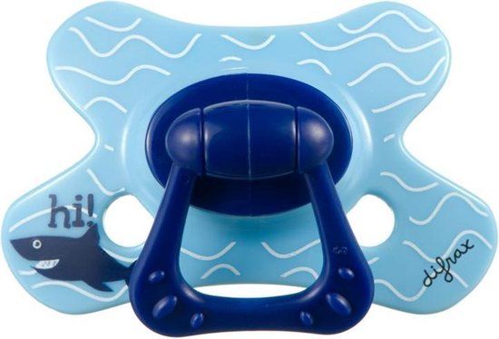 Difrax Fopspeen Dental met Ring - Bruin - 3-36 maanden - 1 stuk