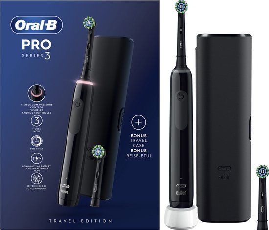 Oral-B Pro 3 3500 Elektrische Tandenborstel - Zwart