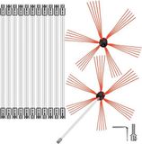 OEM Schoorsteenborstelset Nylon 12 meter met accessoires