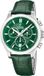 Festina F20094/4 Polshorloge Chronograaf Heren Groen Leer Saffierglas 5 ATM