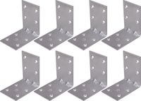AMIG hoekankers/stoelhoeken - 32x - verzinkt staal - breedte 4cm - lengte 2 x 6cm