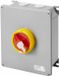 Gewiss INTERRUPTEUR ROTATIF - HP - INTERRUPTEUR D'ARRÊT D'URGENCE ENCASTRÉ - BOÎTIER MÉTALLIQUE - 80 A 4P - POIGNÉE ROUGE VERROUILLABLE - IP66, GW70490M